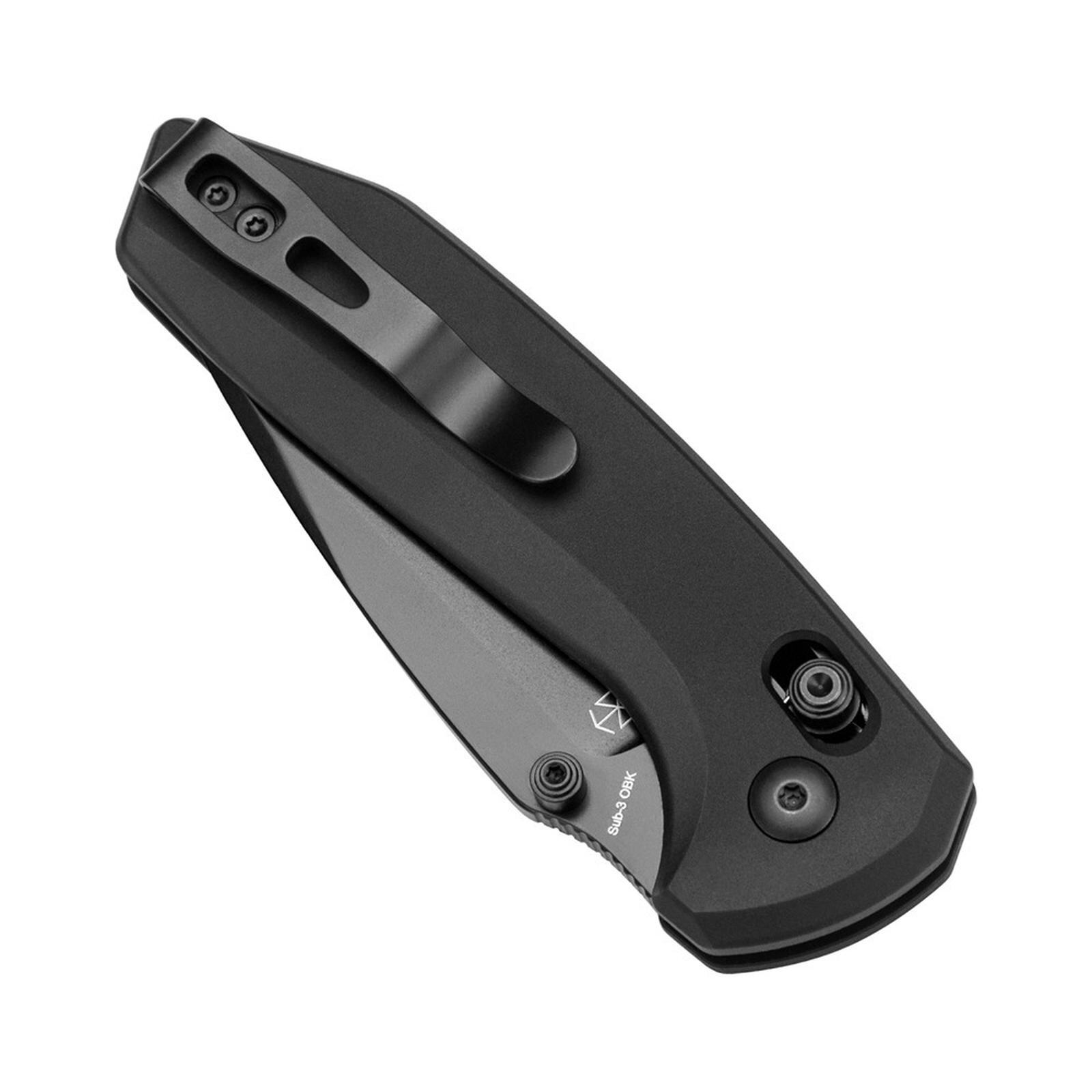 Kizer Sub-3 OBK Clutch Lock Folding Knife | Black | KV3650C1 | The Grit