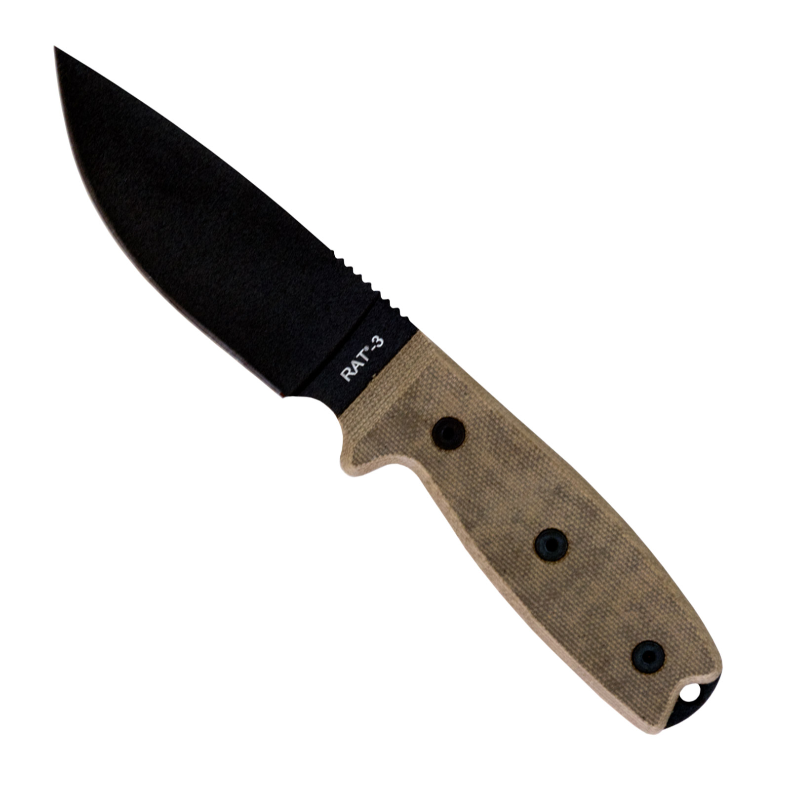 Ontario Knife Co 8665 Rat 3 Fixed Blade With Sheath 8665 The Grit