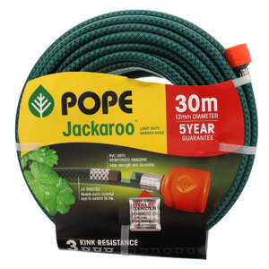 Pope Jackaroo 12mm x 30m Tap Ready Garden Hose