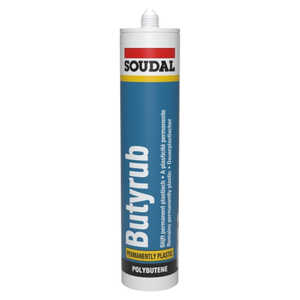 Soudal 300mL Butyrub Mastic Sealant