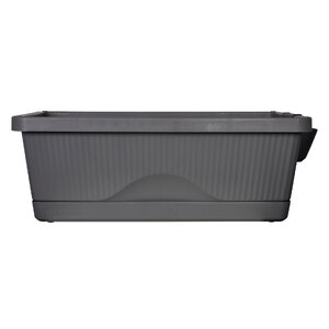 Backyard Farmer Georgie Self-Watering Raised Garden Bed Planter | Grey