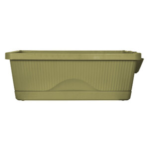 Backyard Farmer Georgie Self-Watering Raised Garden Bed Planter | Green