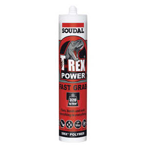 Soudal T-Rex Power Fast Grab Sealant | Steel Grey