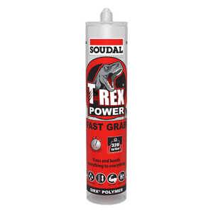 Soudal T-Rex Power Fast Grab Sealant | Clear