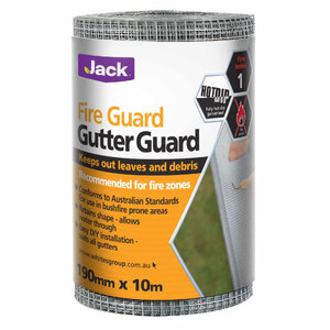 Jack 190mm x 10m Fire Guard Galvanised Gutter Guard