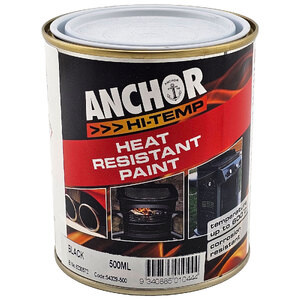 Anchor 500ml Hi Temp Heat Resistant Paint | BBQ Black