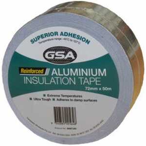 GSA Reinforced Aluminium Insulation Tape | 72mm x 50m