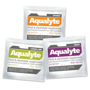 Aqualyte 20pc 80g Mixed Flavours Electrolyte Drink Powder Sachets