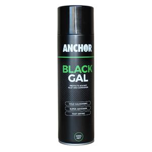 Anchor 400g Black Cold Gal Galvanising Spray Paint
