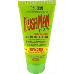 Bushman ′Plus′ DryGel - 80% Deet w/ Sunscreen (75g)