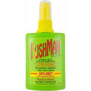 Bushman ′Plus′ DryGel - 20% Deet w/ Sunscreen (100ml)