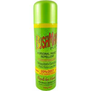 Bushman ′Plus′ Aerosol - 20% Deet w/ Sunscreen (350g)