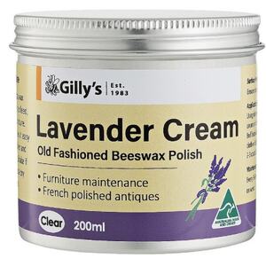 Gillys 200ml Cream Wood Polish | Lavender