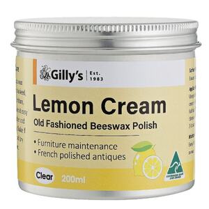 Gillys 200ml Cream Wood Polish | Lemon