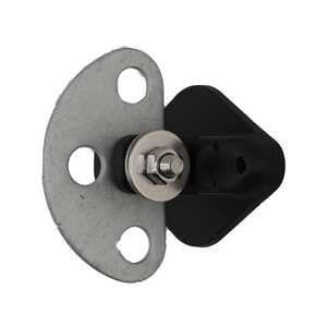 Thunderbird 5 Pack Electric Fence Galvanised Plate 3-Way Wood Post Gate Anchor | EF-34B