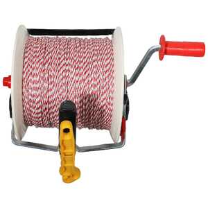 Thunderbird Electric Fence Wind Up 3:1 Ratio Strip Grazing Reel & 500m Polywire | EF-36G40D