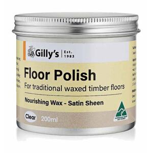 Gillys 200ml Wood Floor Polish | Clear