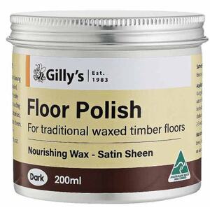 Gillys 200ml Wood Floor Polish | Dark