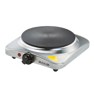 Maxim Portable Electric Stainless Steel Single Hotplate Cooktop