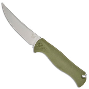 Benchmade Meatcrafter 10cm Fixed Blade Knife | Dark Olive / Grey