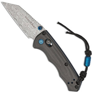 Benchmade Full Immunity Gold 2024 AXIS Lock Folding Knife | Black / Damascus