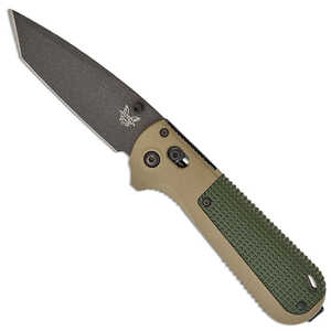 Benchmade Redoubt AXIS Lock Folding Knife | Green / Black