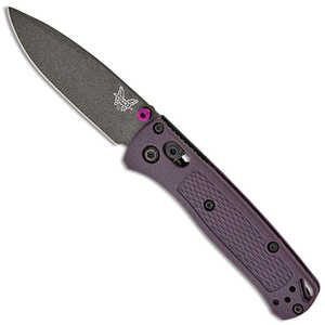 Benchmade Mini Bugout AXIS Lock Folding Knife | Purple / Satin