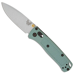 Benchmade Mini Bugout AXIS Lock Folding Knife | Sage Green / Satin