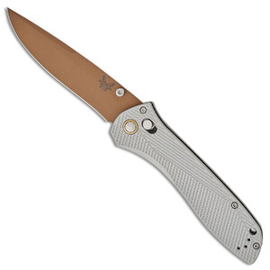 Benchmade Seven | Ten AXIS Lock Folding Knife | Grey / Tan