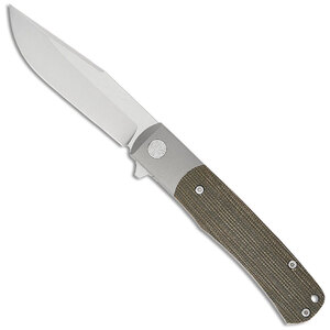 Boker TRPPR Micarta Frame Lock Folding Knife | Green / Satin