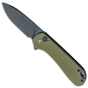 CIVIVI Elementum II Button Lock Folding Knife | Green / Black