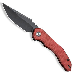 CIVIVI Bluetick Liner Lock Folding Knife | Burgundy / Black