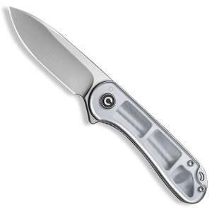 CIVIVI Elementum Liner Lock Folding Knife | Clear / Satin