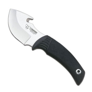 Cudeman Haakon Fixed Blade Knife | Black / Satin