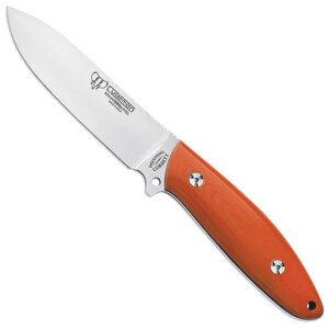 Cudeman Corbett Fixed Blade Knife | Orange / Satin