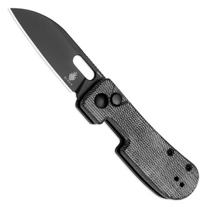 Kizer Banish Button Lock Folding Knife | Grey / Black