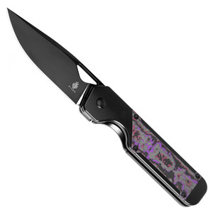 Kizer Militaw Frame Lock Folding Knife | Purple / Black