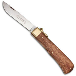 Otter-Messer Front Lock Folding Knife | Sapele Wood / Satin