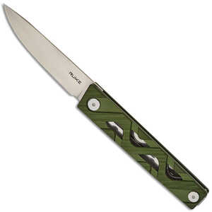 Ruike P878-AG Liner Lock Folding Knife | Green / Satin