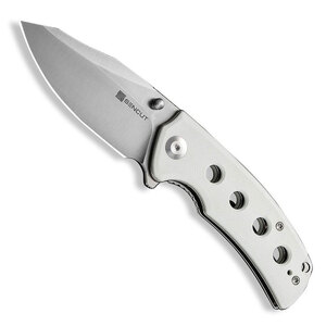 Sencut Excalis Liner Lock Folding Knife | White / Satin