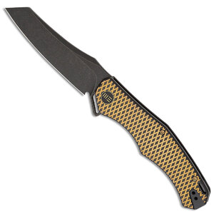 WE Knife RekkeR Frame Lock Folding Knife | Black & Gold / Black