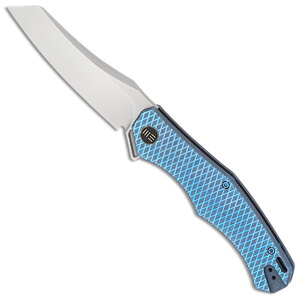 WE Knife RekkeR Frame Lock Folding Knife | Blue / Satin