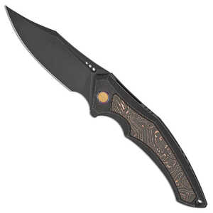 WE Knife Orpheus Frame Lock Folding Knife | Black / Copper Foil