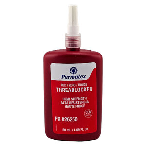 Permatex 50ml Permanent-Strength Red Threadlocker