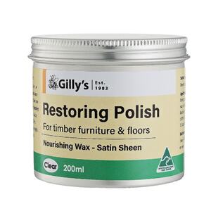 Gillys 200ml Wood Restoring Polish | Clear