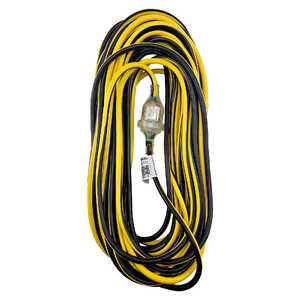 Ultracharge 25m 10A Extension Lead | Black & Yellow