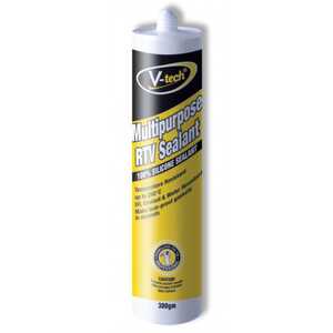 V-Tech 300g Multipurpose RTV Silicone | Black